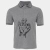 JB's  BIRDS EYE POLO   CHARCOAL - S Thumbnail