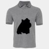 JB's  BIRDS EYE POLO   CHARCOAL - S Thumbnail