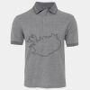 JB's  BIRDS EYE POLO   CHARCOAL - S Thumbnail