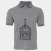 JB's  BIRDS EYE POLO   CHARCOAL - S Thumbnail