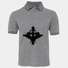 JB's  BIRDS EYE POLO   CHARCOAL - S Thumbnail