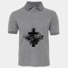 JB's  BIRDS EYE POLO   CHARCOAL - S Thumbnail