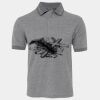 JB's  BIRDS EYE POLO   CHARCOAL - S Thumbnail