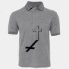 JB's  BIRDS EYE POLO   CHARCOAL - S Thumbnail