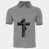 JB's  BIRDS EYE POLO   CHARCOAL - S Thumbnail