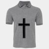 JB's  BIRDS EYE POLO   CHARCOAL - S Thumbnail