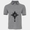 JB's  BIRDS EYE POLO   CHARCOAL - S Thumbnail
