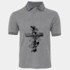 JB's  BIRDS EYE POLO   CHARCOAL - S Thumbnail