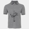 JB's  BIRDS EYE POLO   CHARCOAL - S Thumbnail