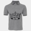 JB's  BIRDS EYE POLO   CHARCOAL - S Thumbnail