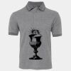 JB's  BIRDS EYE POLO   CHARCOAL - S Thumbnail