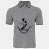 JB's  BIRDS EYE POLO   CHARCOAL - S Thumbnail