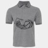 JB's  BIRDS EYE POLO   CHARCOAL - S Thumbnail