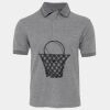 JB's  BIRDS EYE POLO   CHARCOAL - S Thumbnail