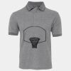 JB's  BIRDS EYE POLO   CHARCOAL - S Thumbnail