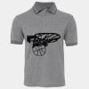 JB's  BIRDS EYE POLO   CHARCOAL - S Thumbnail