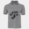 JB's  BIRDS EYE POLO   CHARCOAL - S Thumbnail