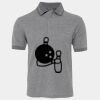 JB's  BIRDS EYE POLO   CHARCOAL - S Thumbnail