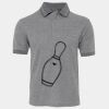 JB's  BIRDS EYE POLO   CHARCOAL - S Thumbnail