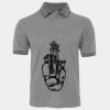 JB's  BIRDS EYE POLO   CHARCOAL - S Thumbnail