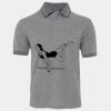 JB's  BIRDS EYE POLO   CHARCOAL - S Thumbnail