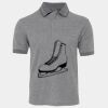 JB's  BIRDS EYE POLO   CHARCOAL - S Thumbnail