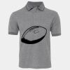 JB's  BIRDS EYE POLO   CHARCOAL - S Thumbnail