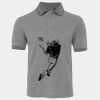 JB's  BIRDS EYE POLO   CHARCOAL - S Thumbnail
