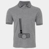 JB's  BIRDS EYE POLO   CHARCOAL - S Thumbnail