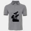 JB's  BIRDS EYE POLO   CHARCOAL - S Thumbnail