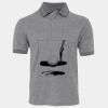 JB's  BIRDS EYE POLO   CHARCOAL - S Thumbnail