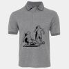 JB's  BIRDS EYE POLO   CHARCOAL - S Thumbnail