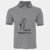 JB's  BIRDS EYE POLO   CHARCOAL - S Thumbnail