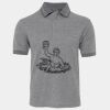 JB's  BIRDS EYE POLO   CHARCOAL - S Thumbnail