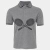 JB's  BIRDS EYE POLO   CHARCOAL - S Thumbnail