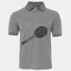 JB's  BIRDS EYE POLO   CHARCOAL - S Thumbnail