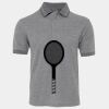 JB's  BIRDS EYE POLO   CHARCOAL - S Thumbnail