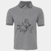 JB's  BIRDS EYE POLO   CHARCOAL - S Thumbnail