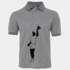 JB's  BIRDS EYE POLO   CHARCOAL - S Thumbnail