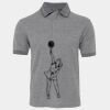 JB's  BIRDS EYE POLO   CHARCOAL - S Thumbnail