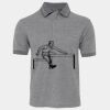 JB's  BIRDS EYE POLO   CHARCOAL - S Thumbnail