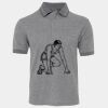 JB's  BIRDS EYE POLO   CHARCOAL - S Thumbnail