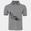 JB's  BIRDS EYE POLO   CHARCOAL - S Thumbnail