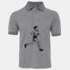 JB's  BIRDS EYE POLO   CHARCOAL - S Thumbnail