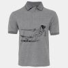 JB's  BIRDS EYE POLO   CHARCOAL - S Thumbnail