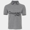 JB's  BIRDS EYE POLO   CHARCOAL - S Thumbnail