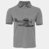 JB's  BIRDS EYE POLO   CHARCOAL - S Thumbnail