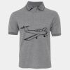 JB's  BIRDS EYE POLO   CHARCOAL - S Thumbnail