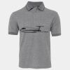 JB's  BIRDS EYE POLO   CHARCOAL - S Thumbnail