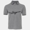 JB's  BIRDS EYE POLO   CHARCOAL - S Thumbnail